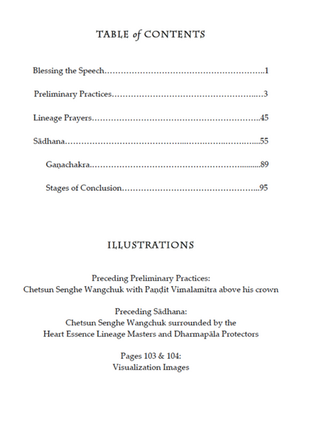 Chetsun Nyingtig Liturgy 5th Edition ~ Practice Text
