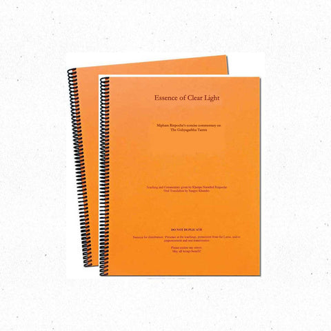 Essence of Clear Light Teachings ~ Transcript (2 Vol)